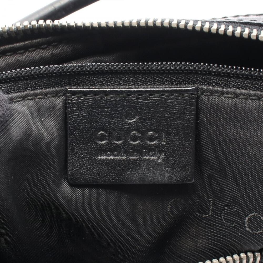 Gucci Leather Canvas Black Bag Shoulder - Picture 4 of 9